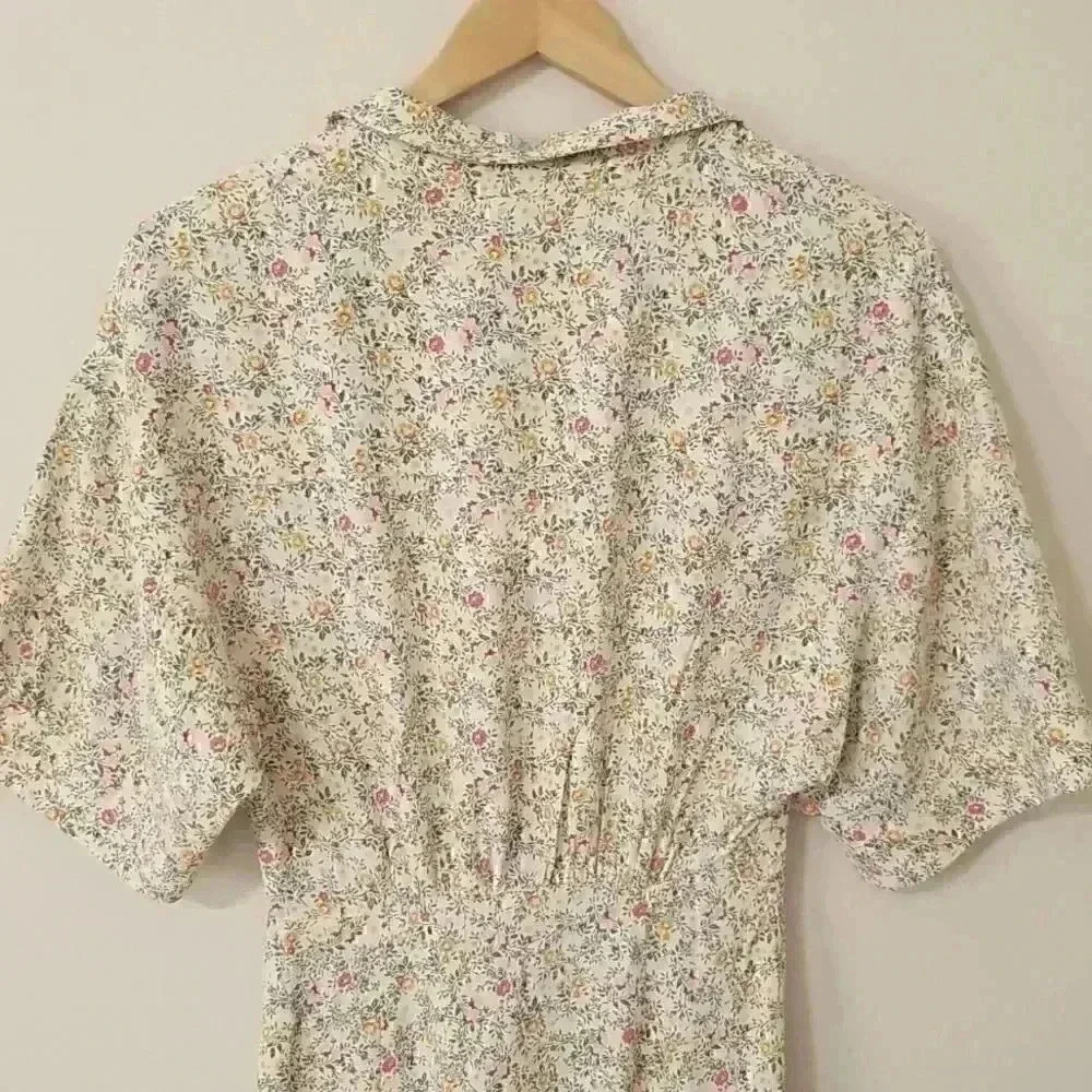 Zara Elbow Sleeve Printed Dress - Picture 7 of 10